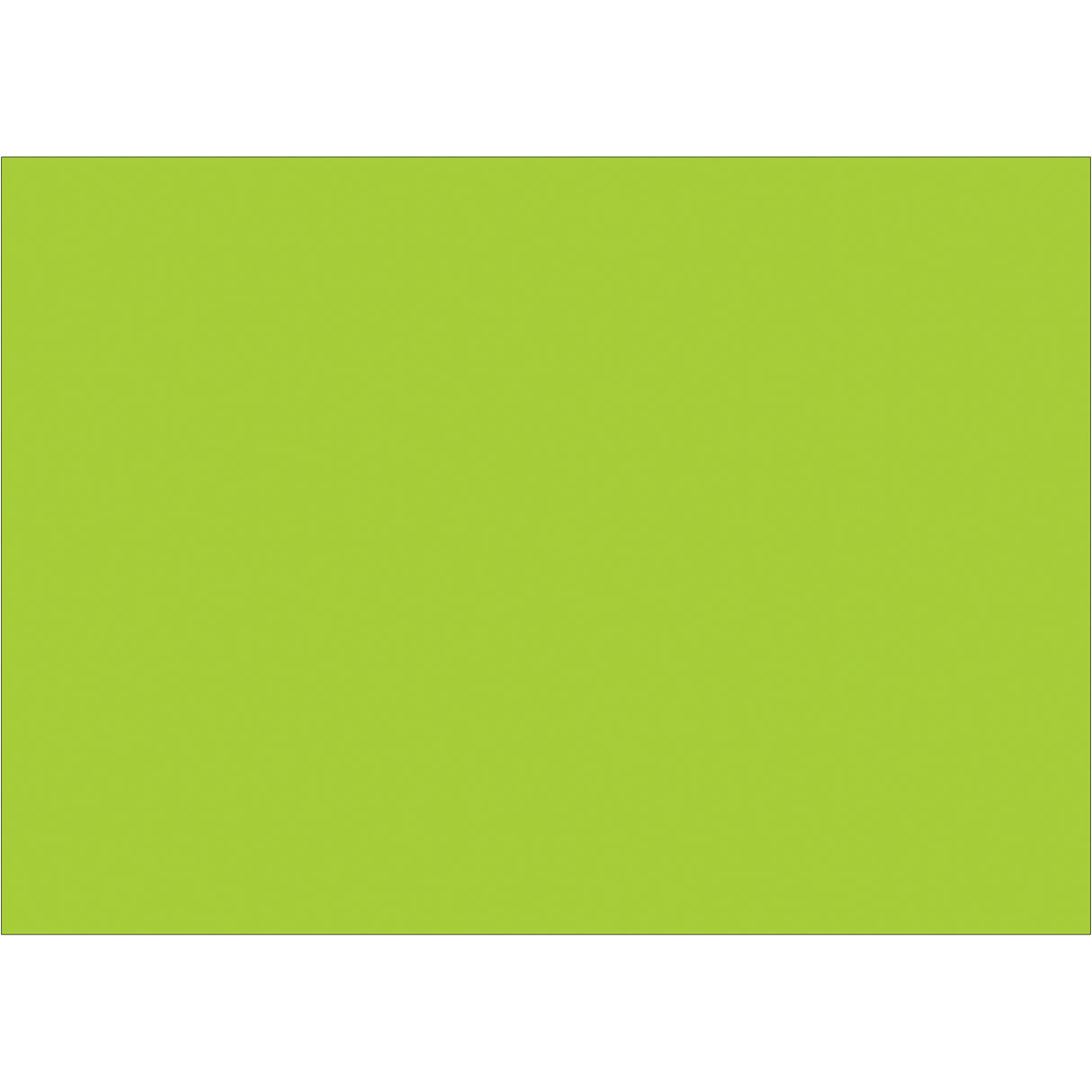 5 x 7" Fluorescent Green Inventory Rectangle Labels