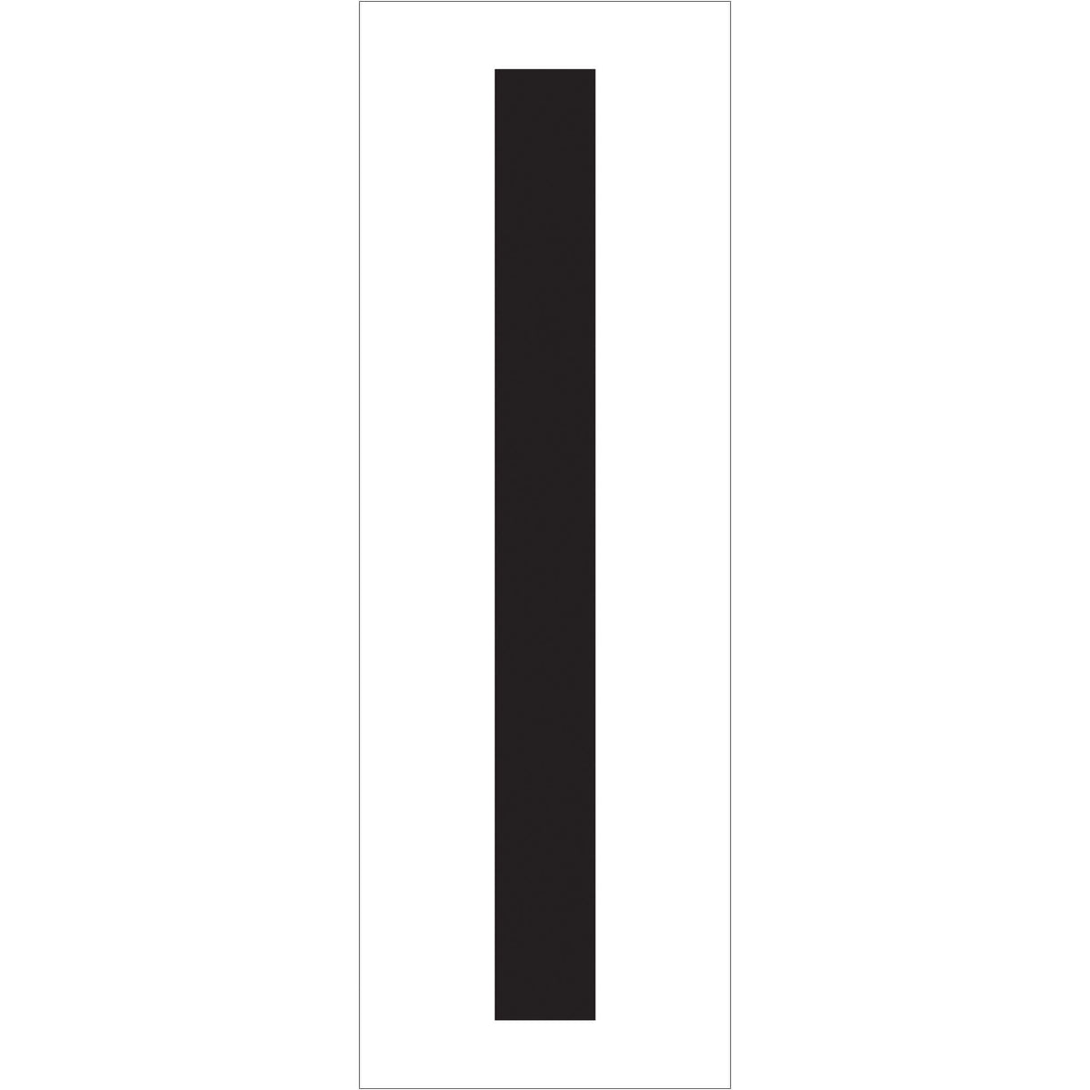 3 1/2" "I" Vinyl Warehouse Letter Labels