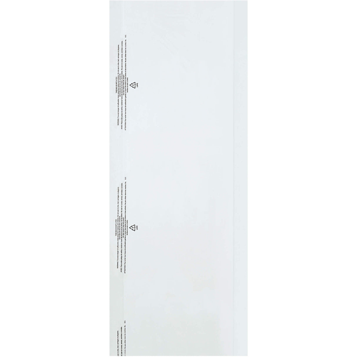 21 x 4 x 54" - 0.6 Mil Garment Bags