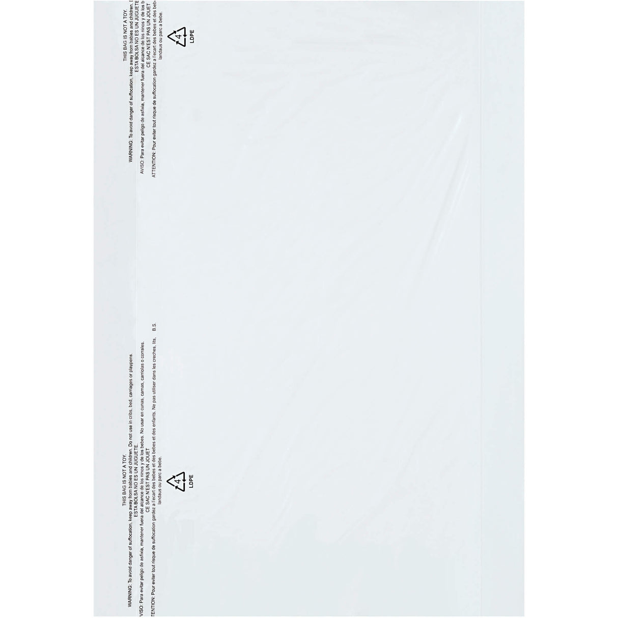21 x 7 x 30" - 0.6 Mil Garment Bags