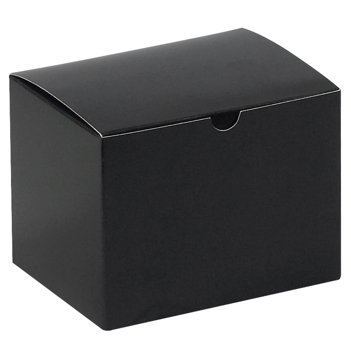 6 x 4 1/2 x 4 1/2" Black Gloss Gift Boxes