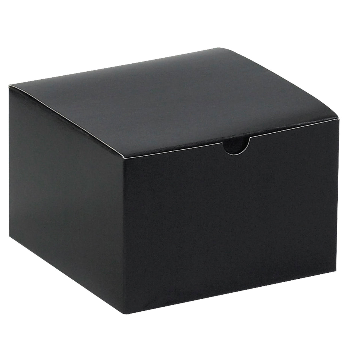 6 x 6 x 4" Black Gloss Gift Boxes