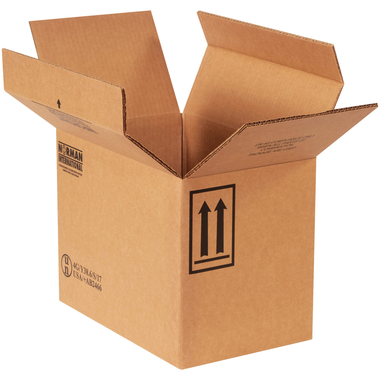 13 3/4 x 9 x 10 3/8" 4 - 1 Gallon F-Style Boxes