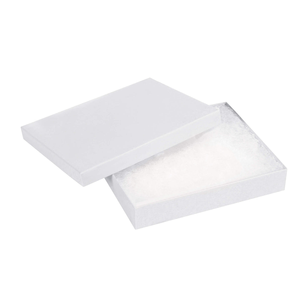 6 x 5 x 1" White Jewelry Boxes
