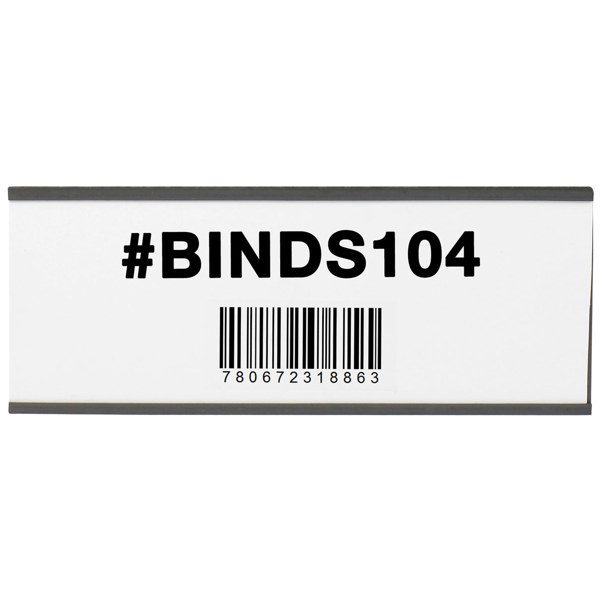 3 x 6" Magnetic C-Channel Cardholders