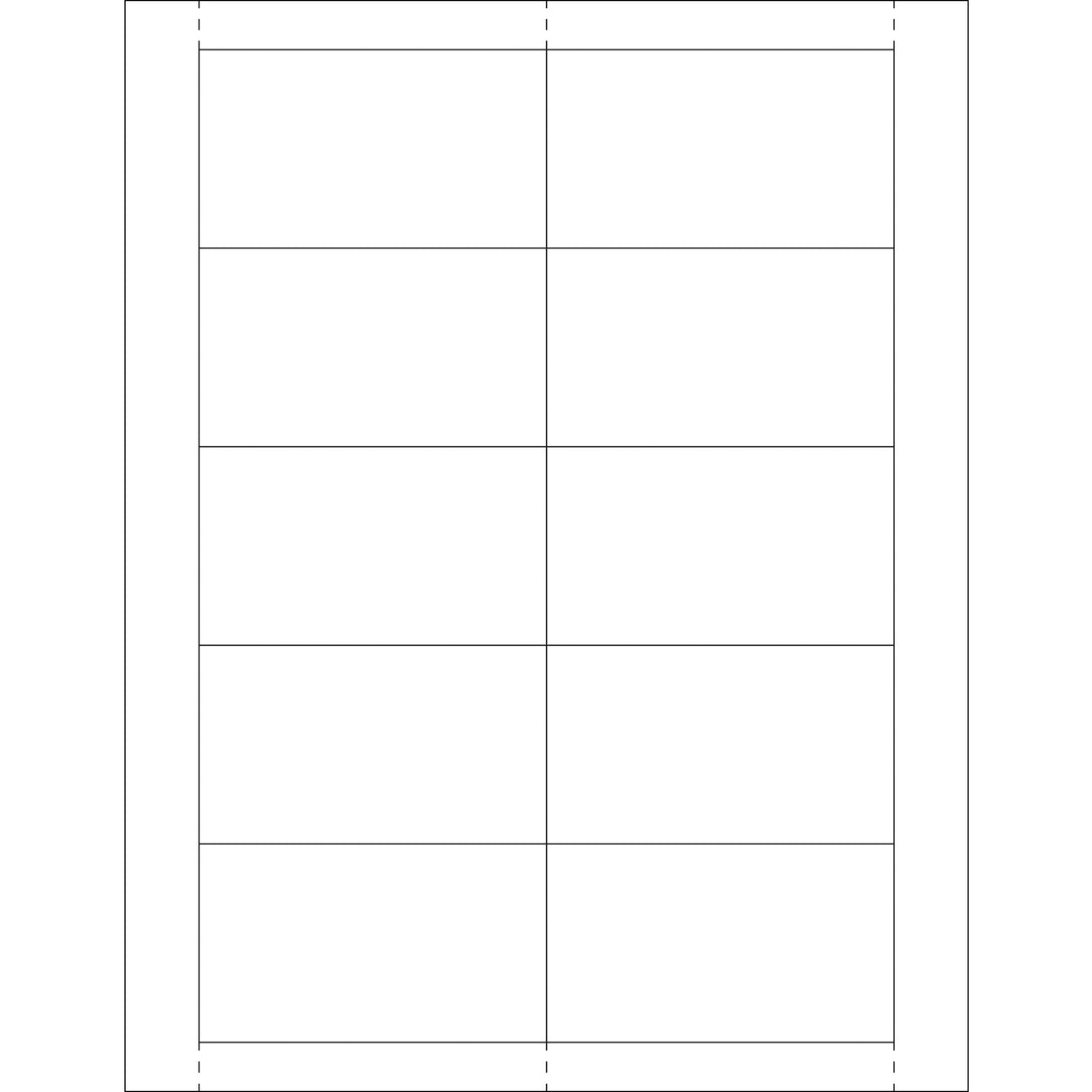 2 x 3 1/2" Vinyl Envelope Insert Cards