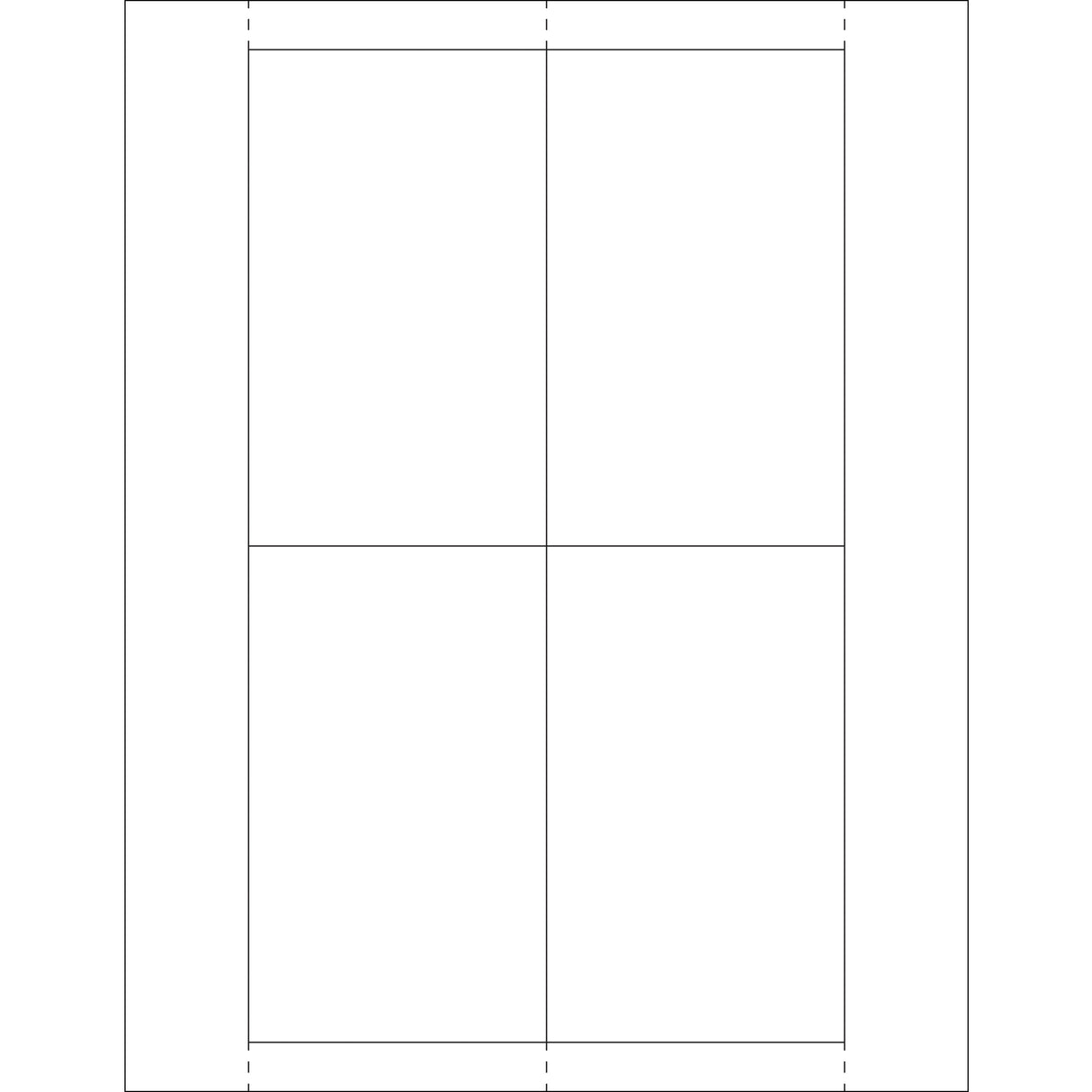 3 x 5" Vinyl Envelope Insert Cards