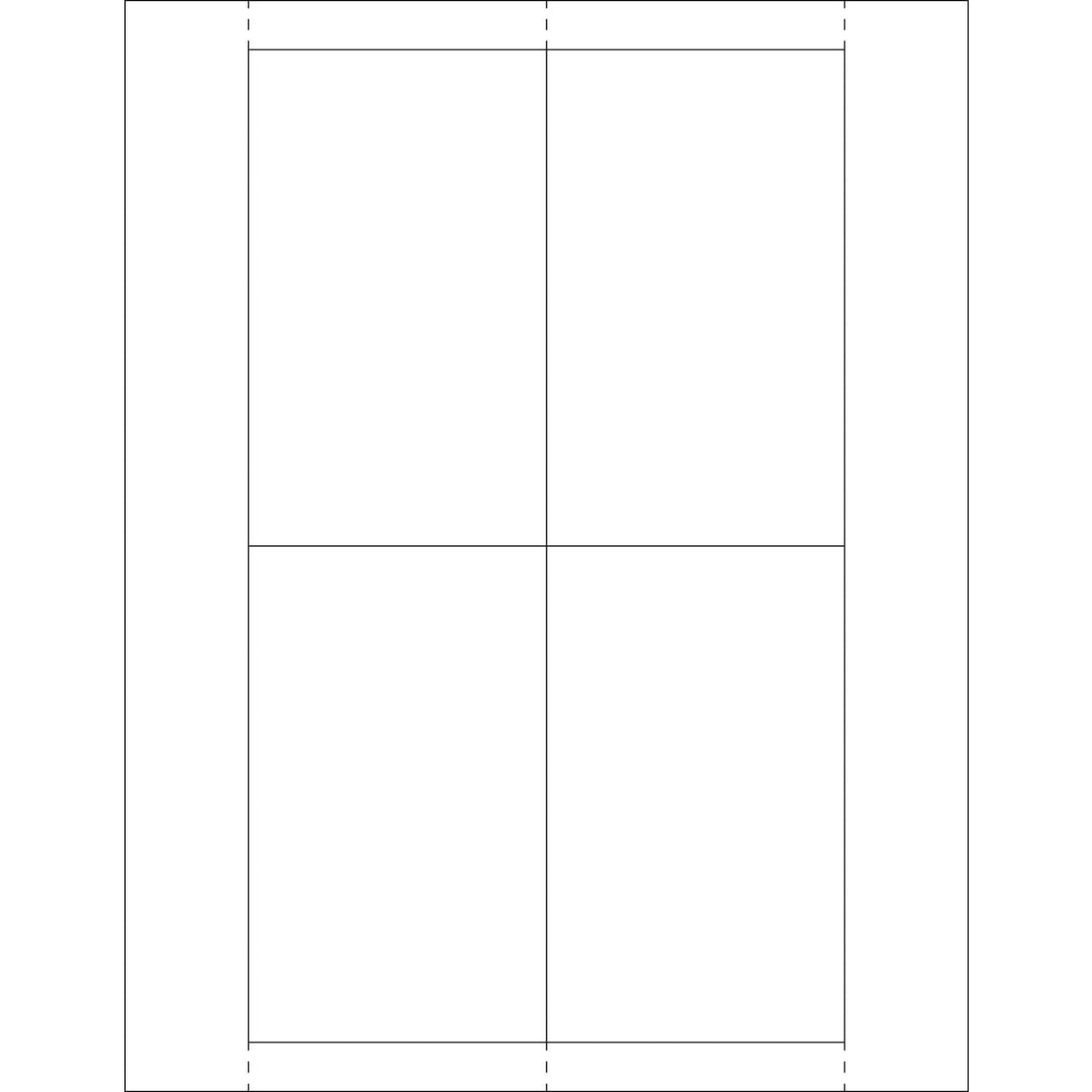 3 x 5" Vinyl Envelope Insert Cards