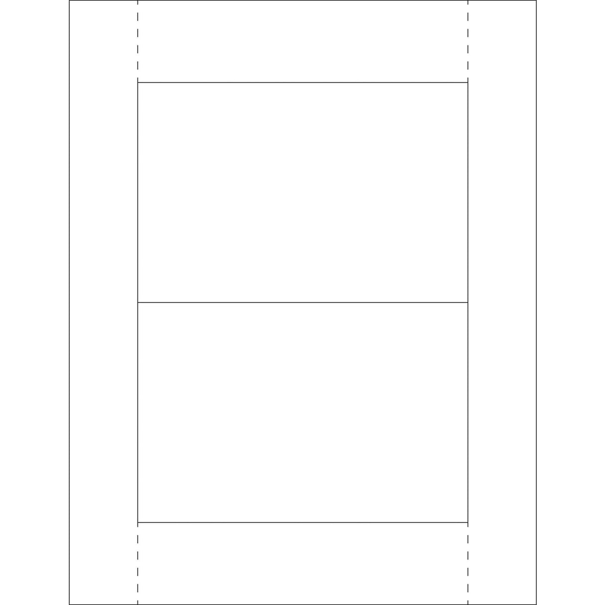 4 x 6" Vinyl Envelope Insert Cards