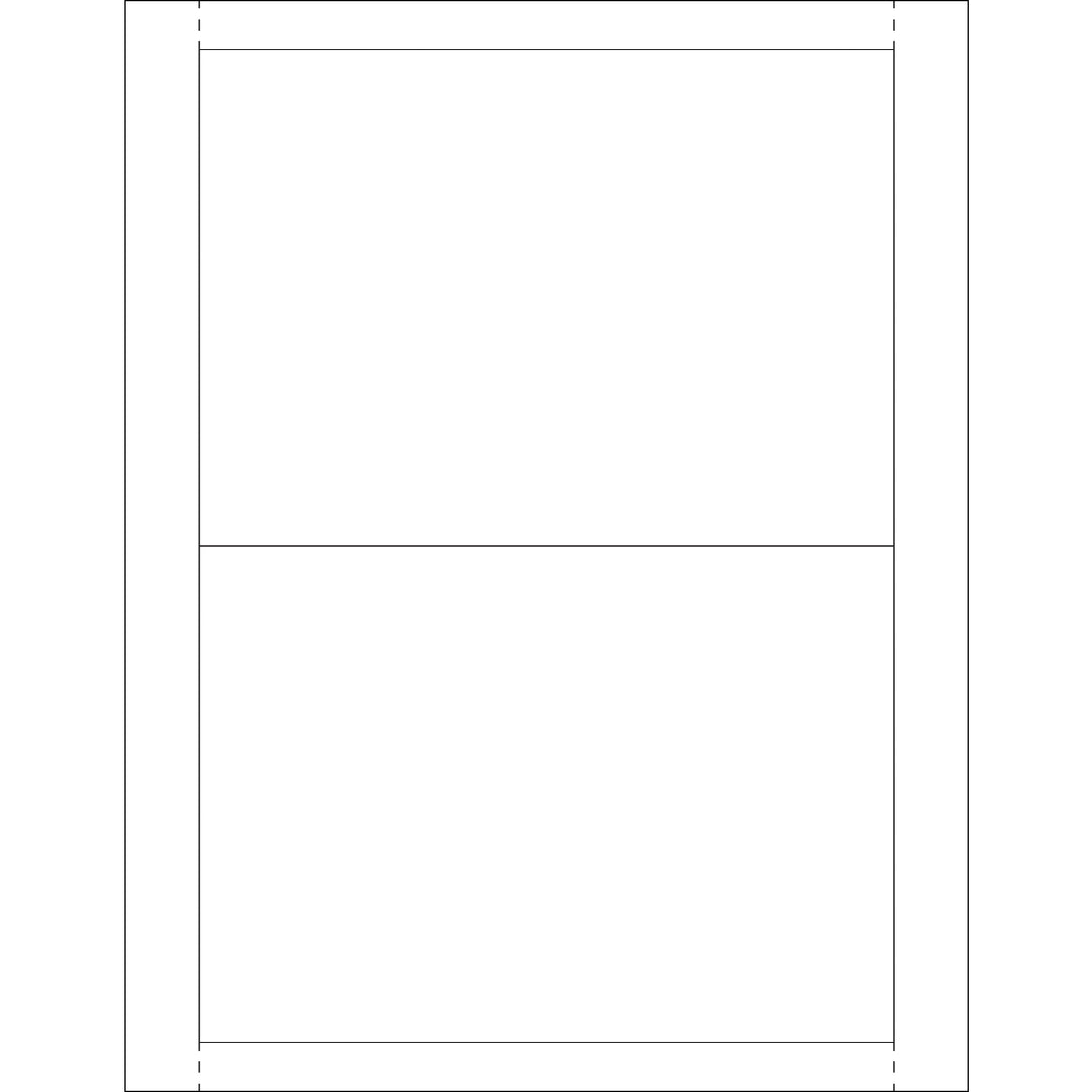 5 x 7" Vinyl Envelope Insert Cards