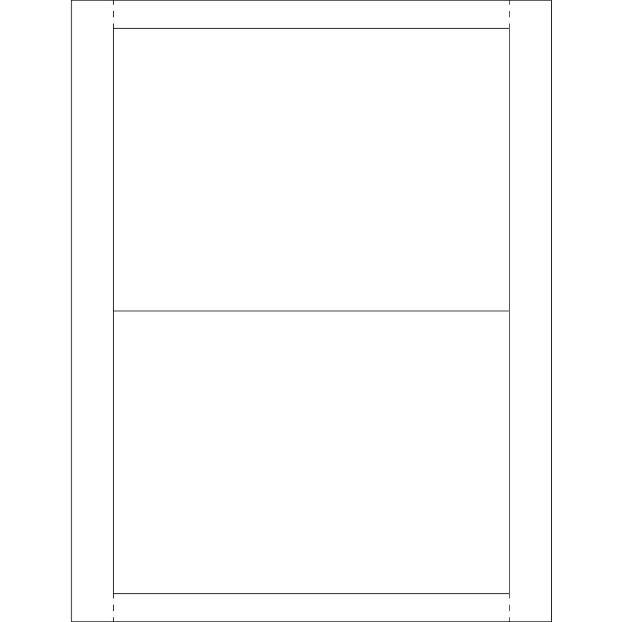5 x 7" Vinyl Envelope Insert Cards