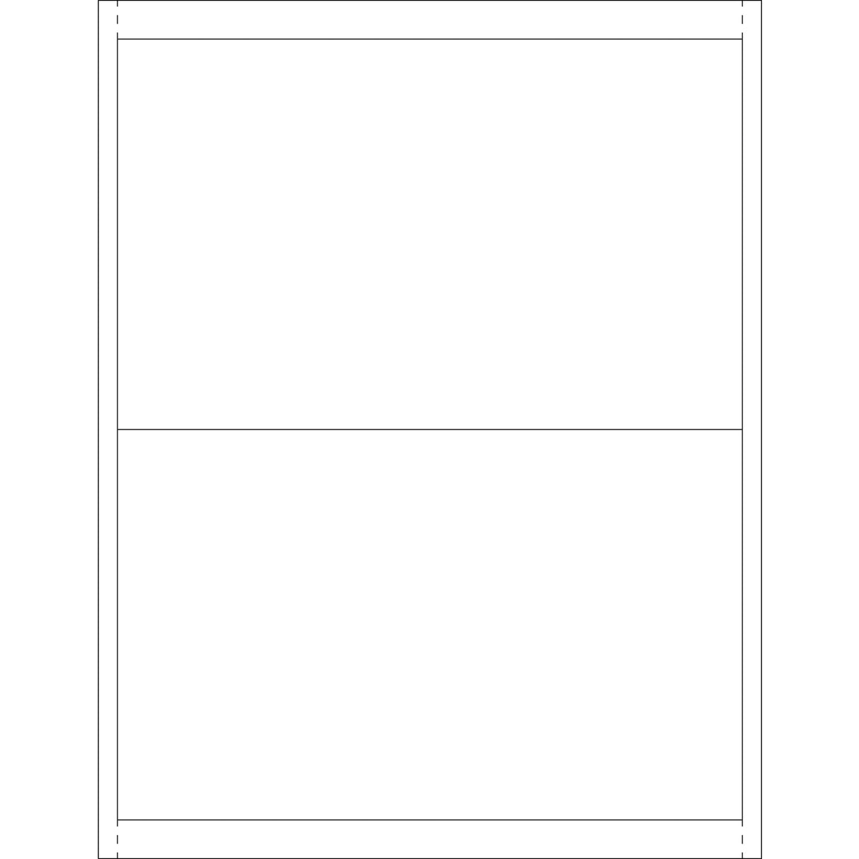 5 x 8" Vinyl Envelope Insert Cards