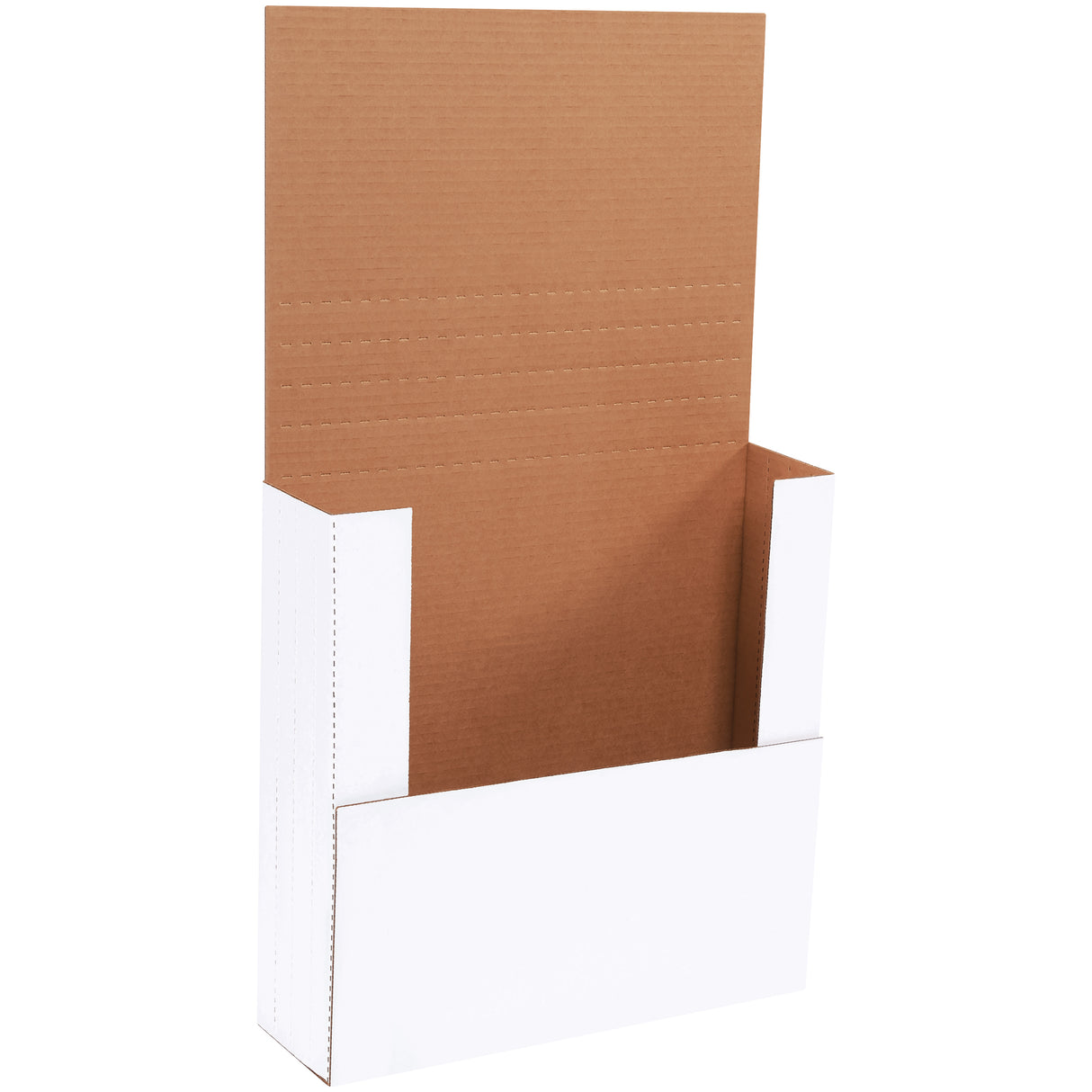 14 x 14 x 4" White Easy-Fold Mailers