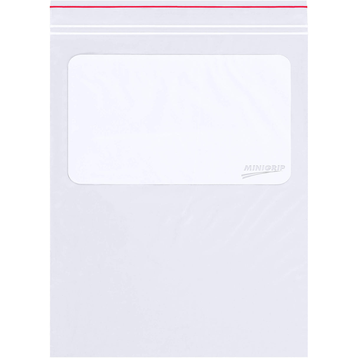 3 x 4" - 2 Mil Minigrip® White Block Reclosable Poly Bags