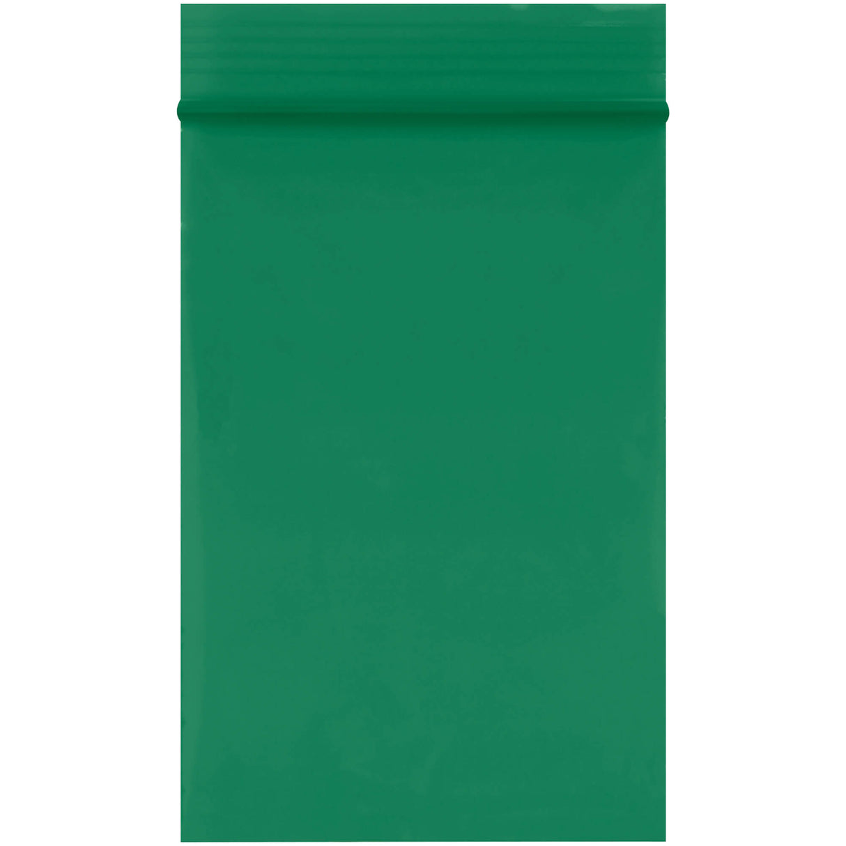 2 x 3" - 2 Mil Green Reclosable Poly Bags