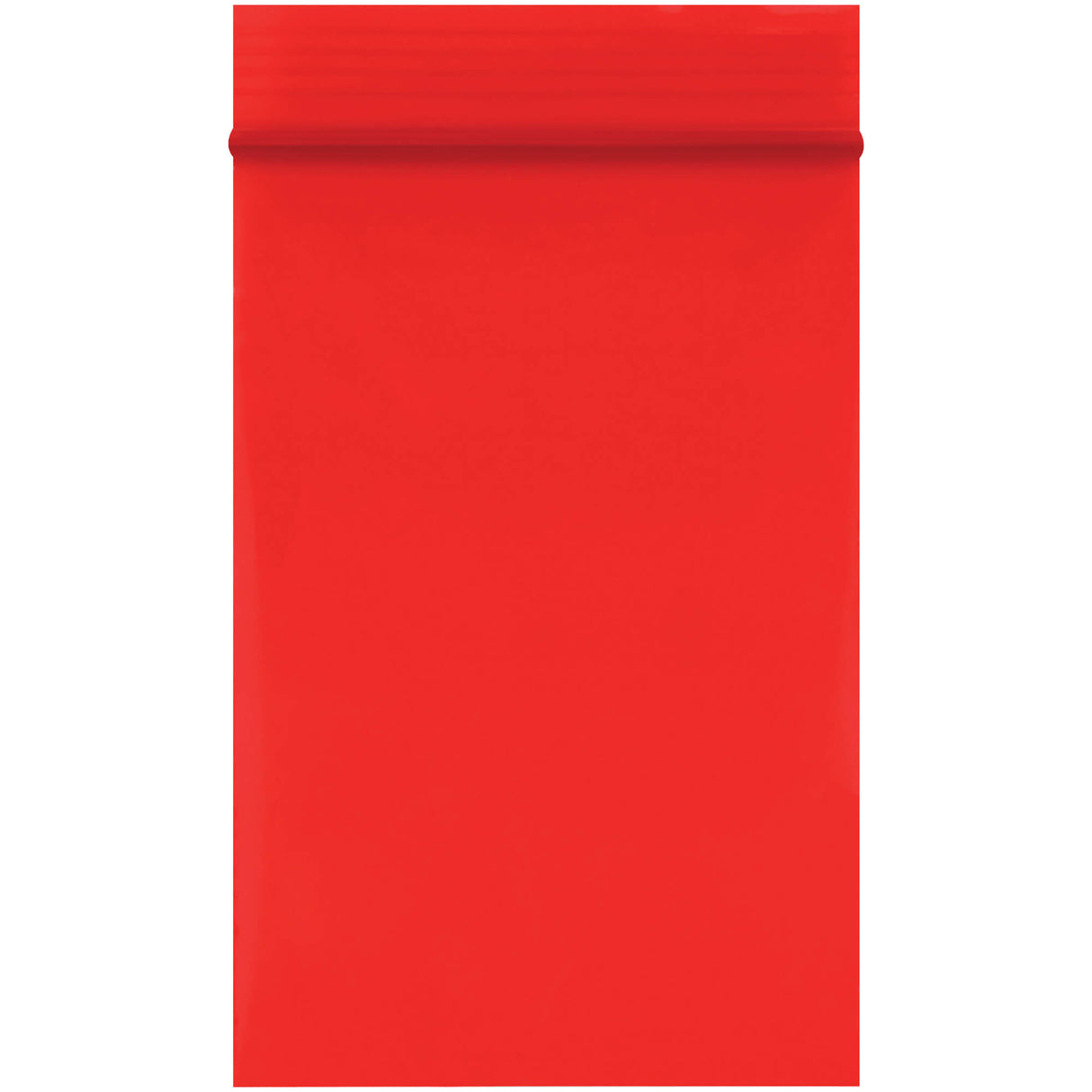 2 x 3" - 2 Mil Red Reclosable Poly Bags