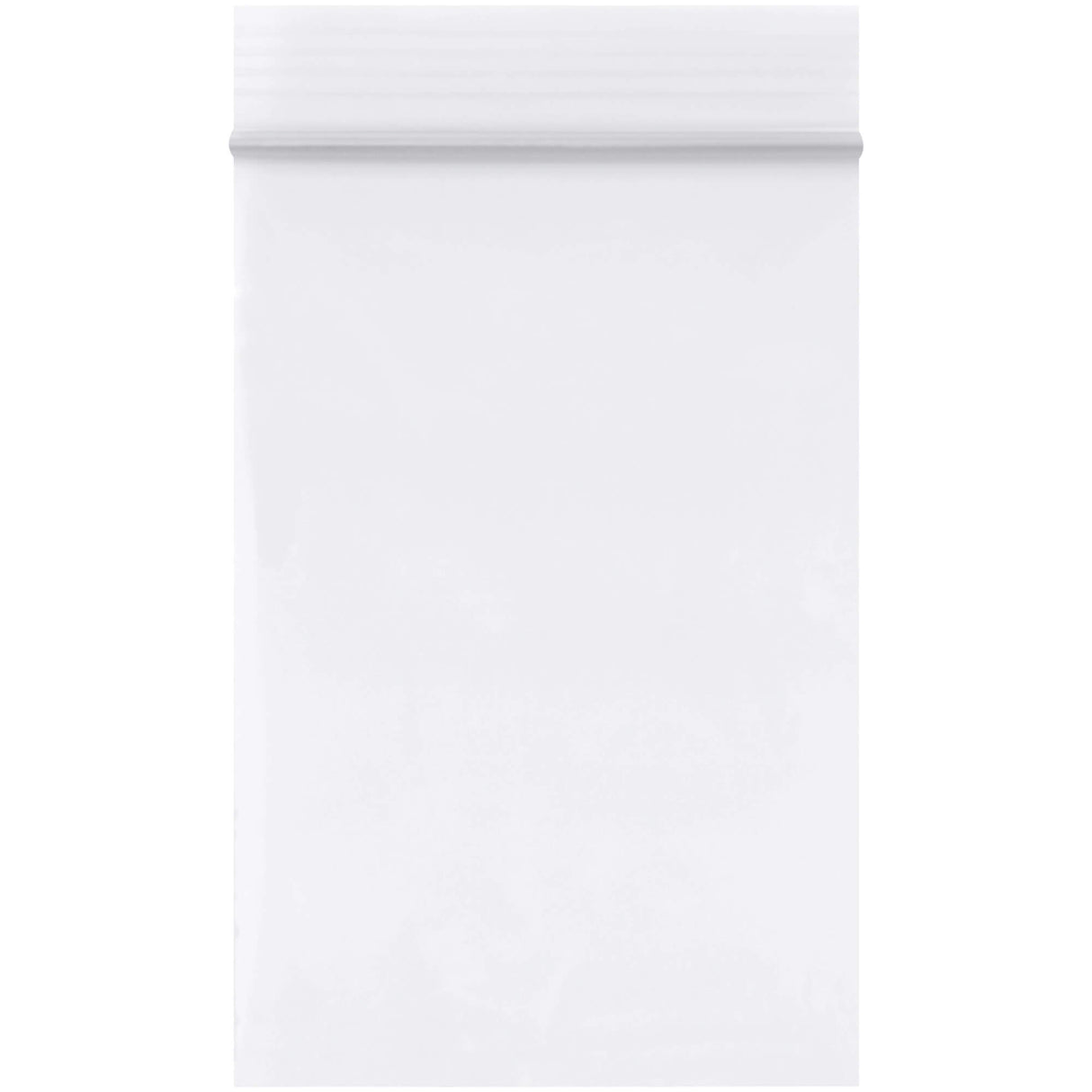 2 x 3" - 2 Mil White Reclosable Poly Bags