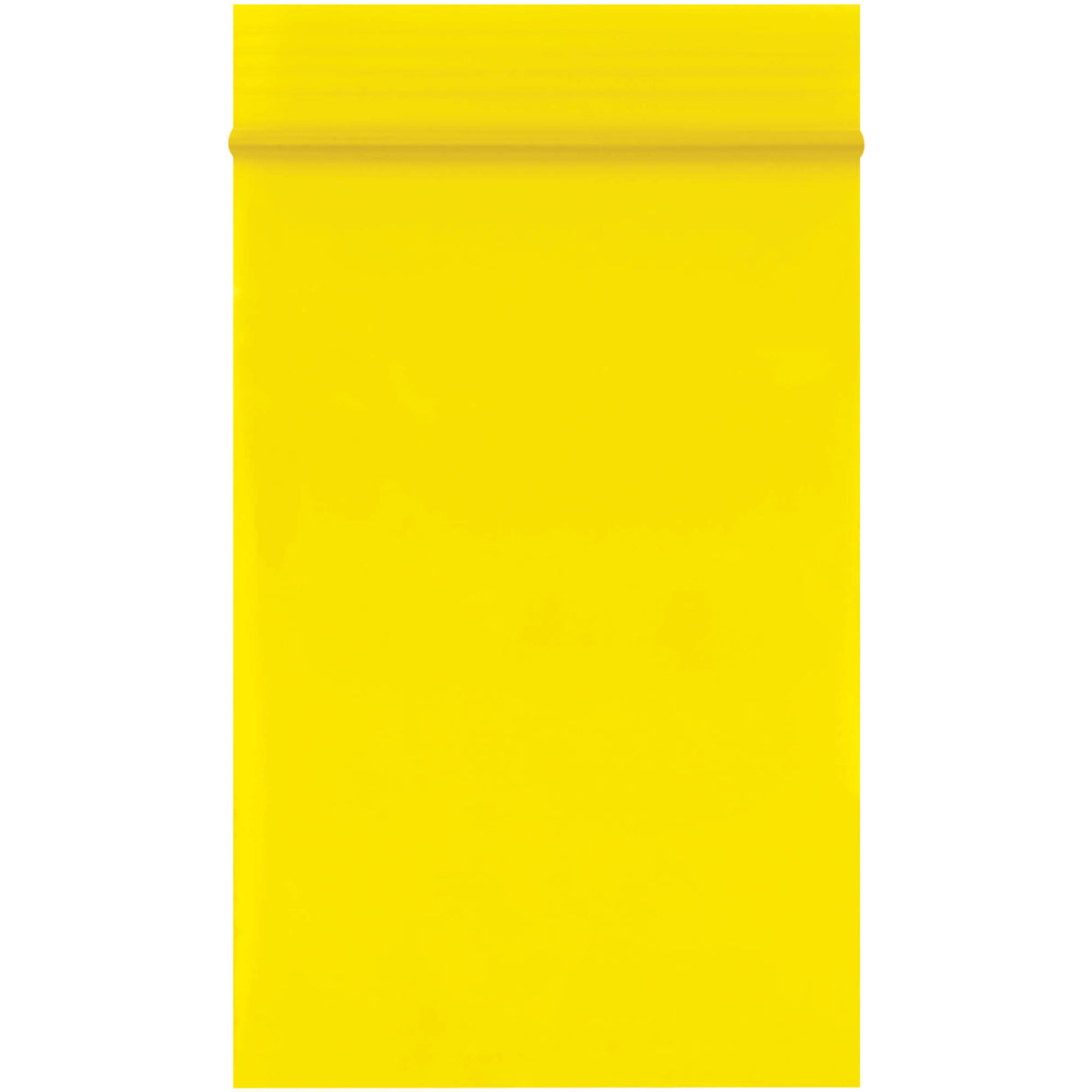 2 x 3" - 2 Mil Yellow Reclosable Poly Bags