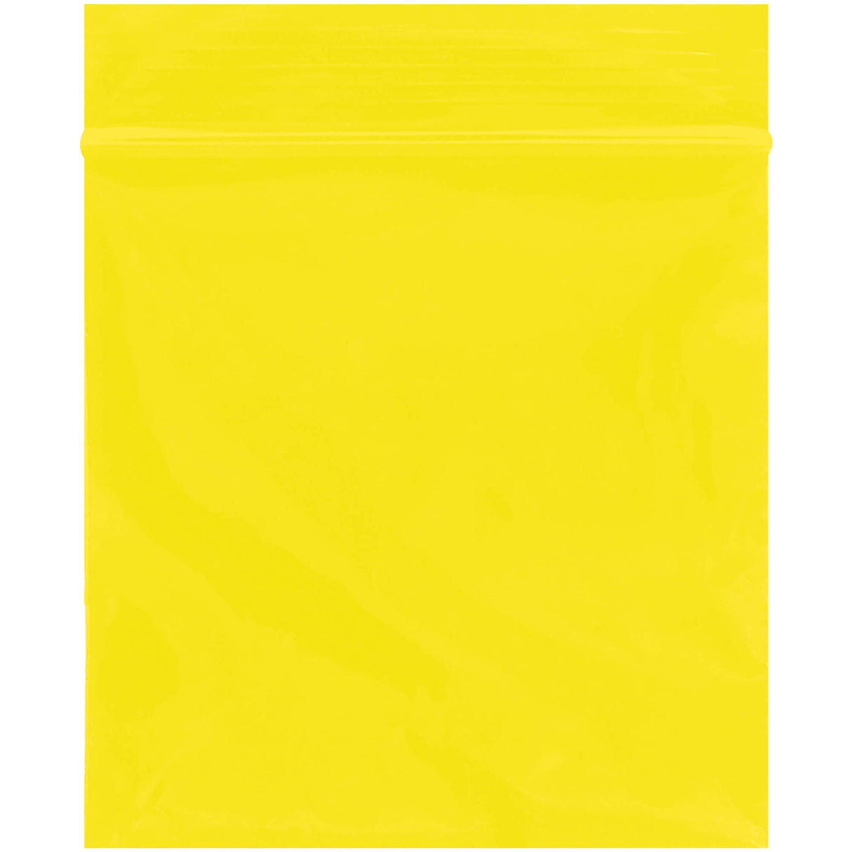 3 x 3" - 2 Mil Yellow Reclosable Poly Bags