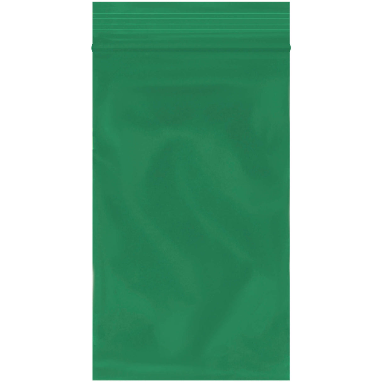 3 x 5" - 2 Mil Green Reclosable Poly Bags