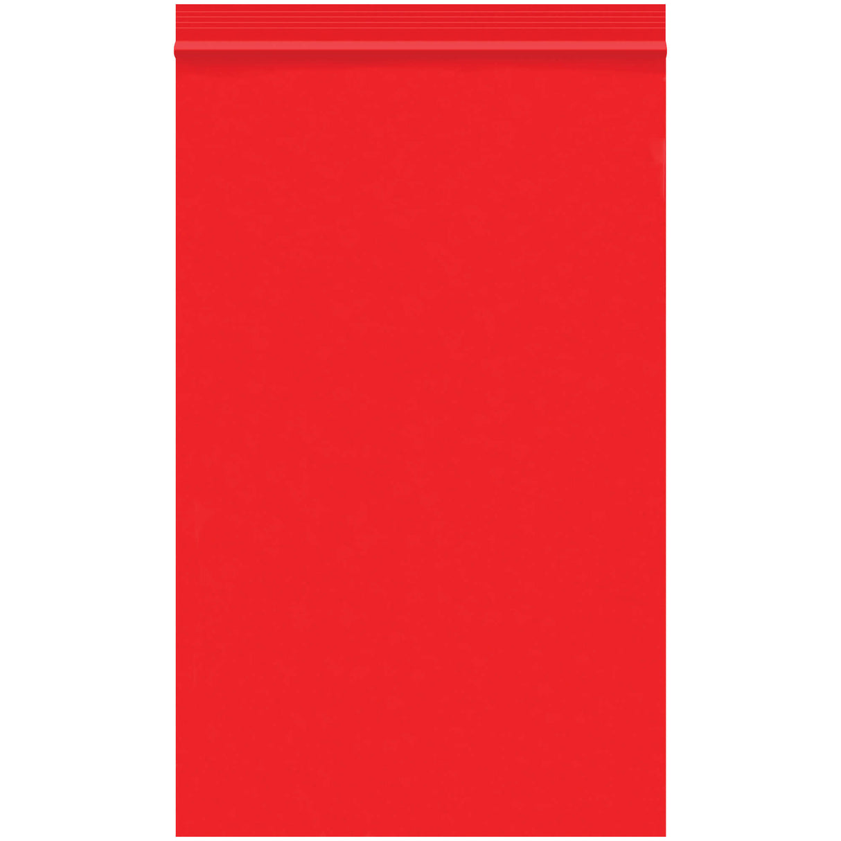 5 x 8" - 2 Mil Red Reclosable Poly Bags