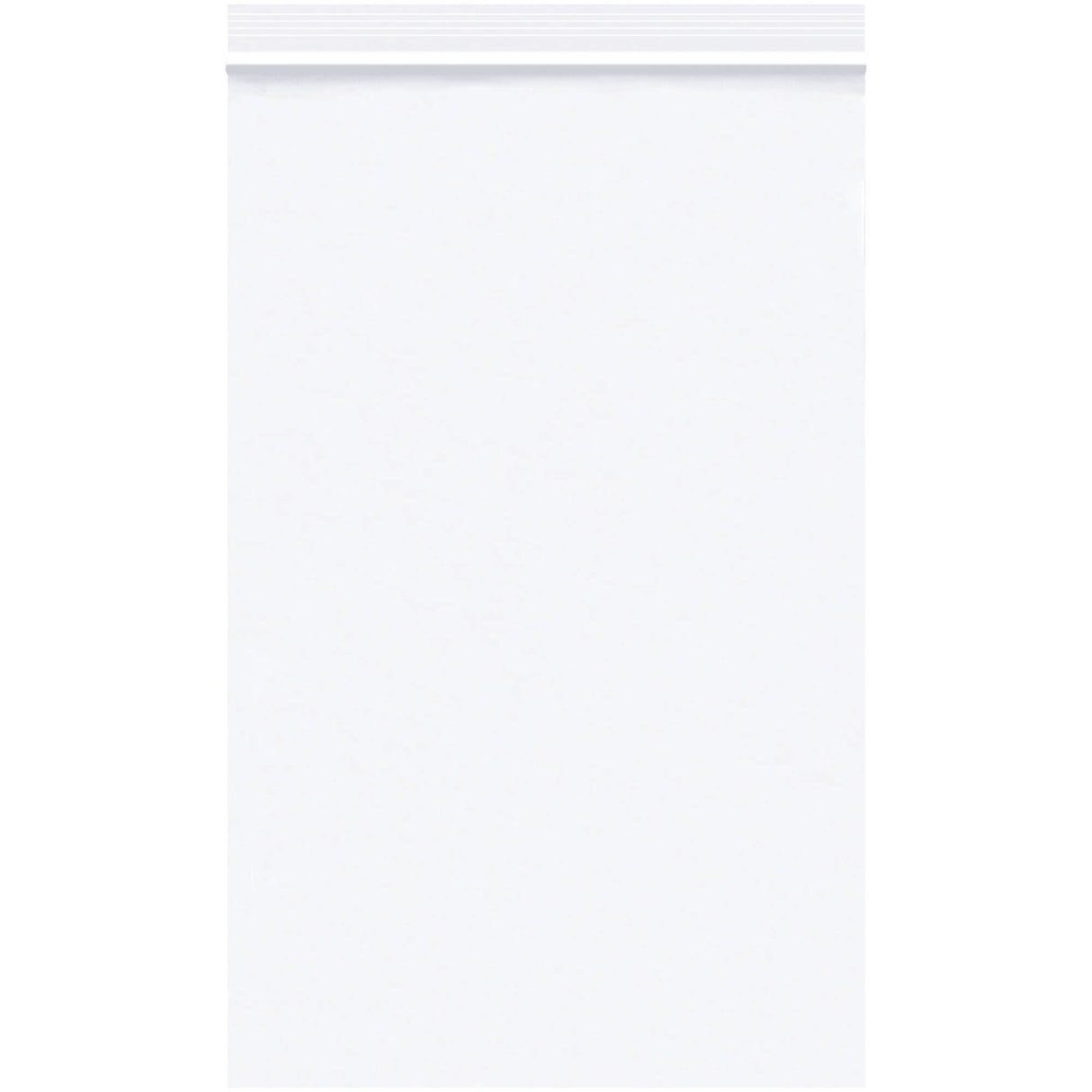 5 x 8" - 2 Mil White Reclosable Poly Bags