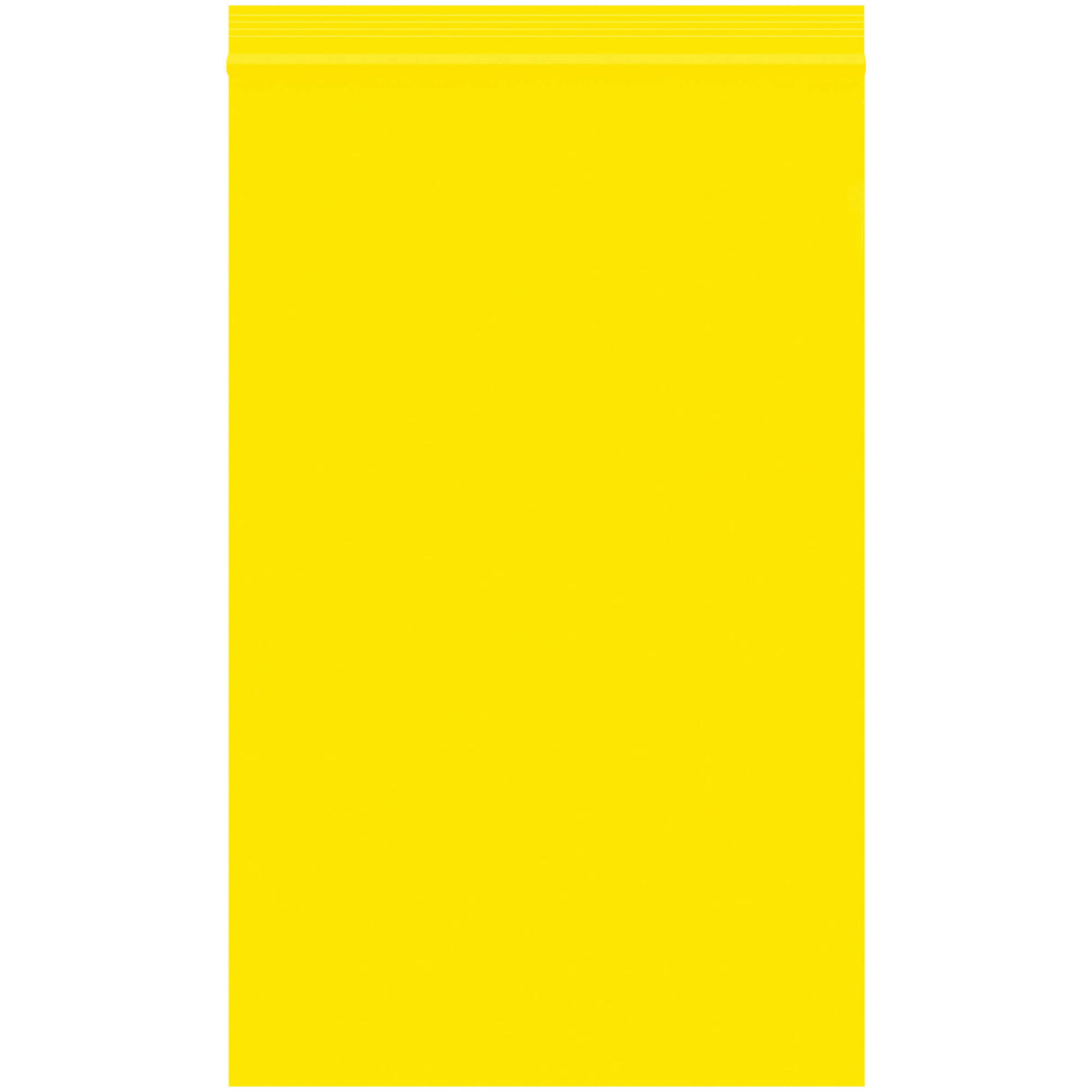 5 x 8" - 2 Mil Yellow Reclosable Poly Bags