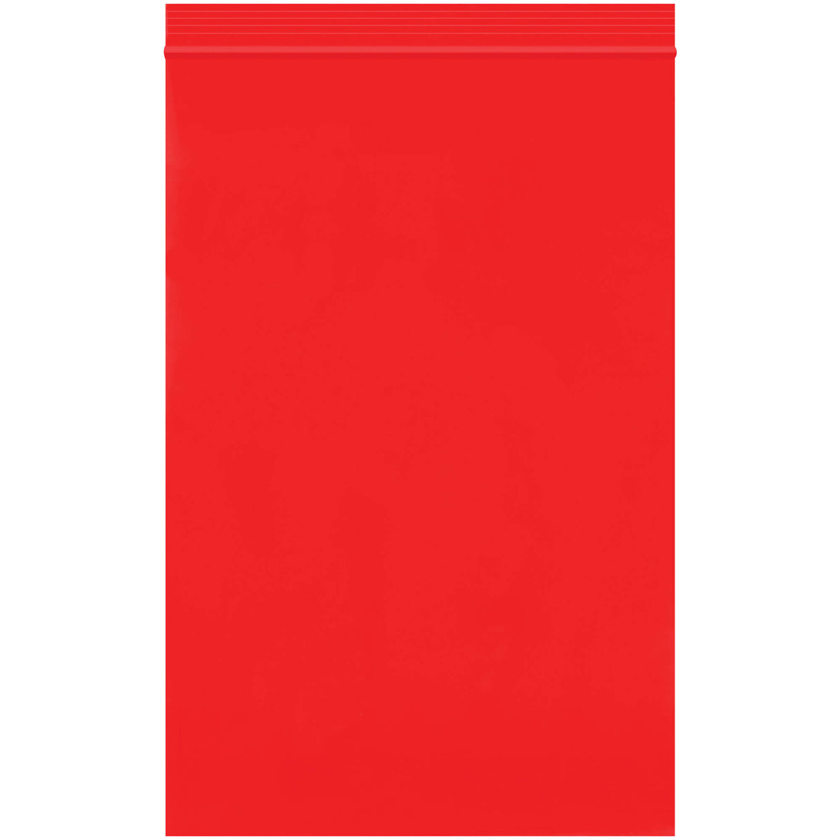 6 x 9" - 2 Mil Red Reclosable Poly Bags