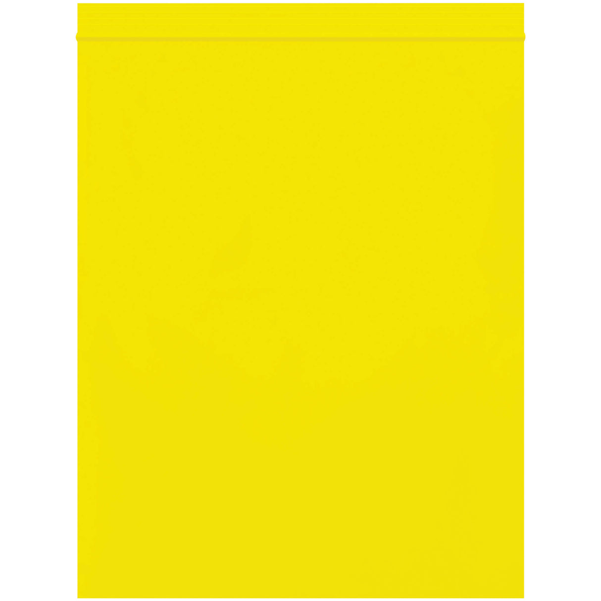 8 x 10" - 2 Mil Yellow Reclosable Poly Bags