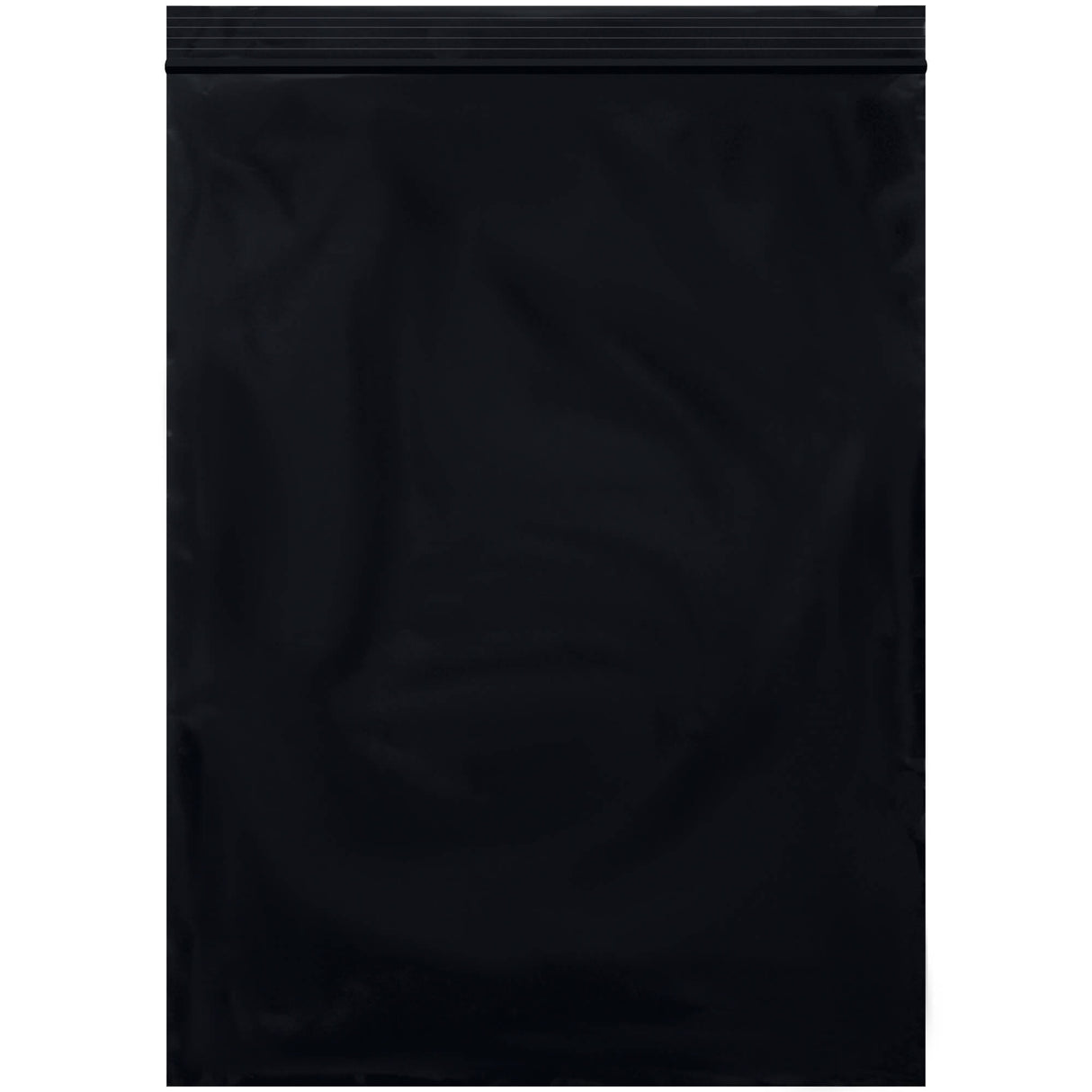 9 x 12" - 2 Mil Black Reclosable Poly Bags