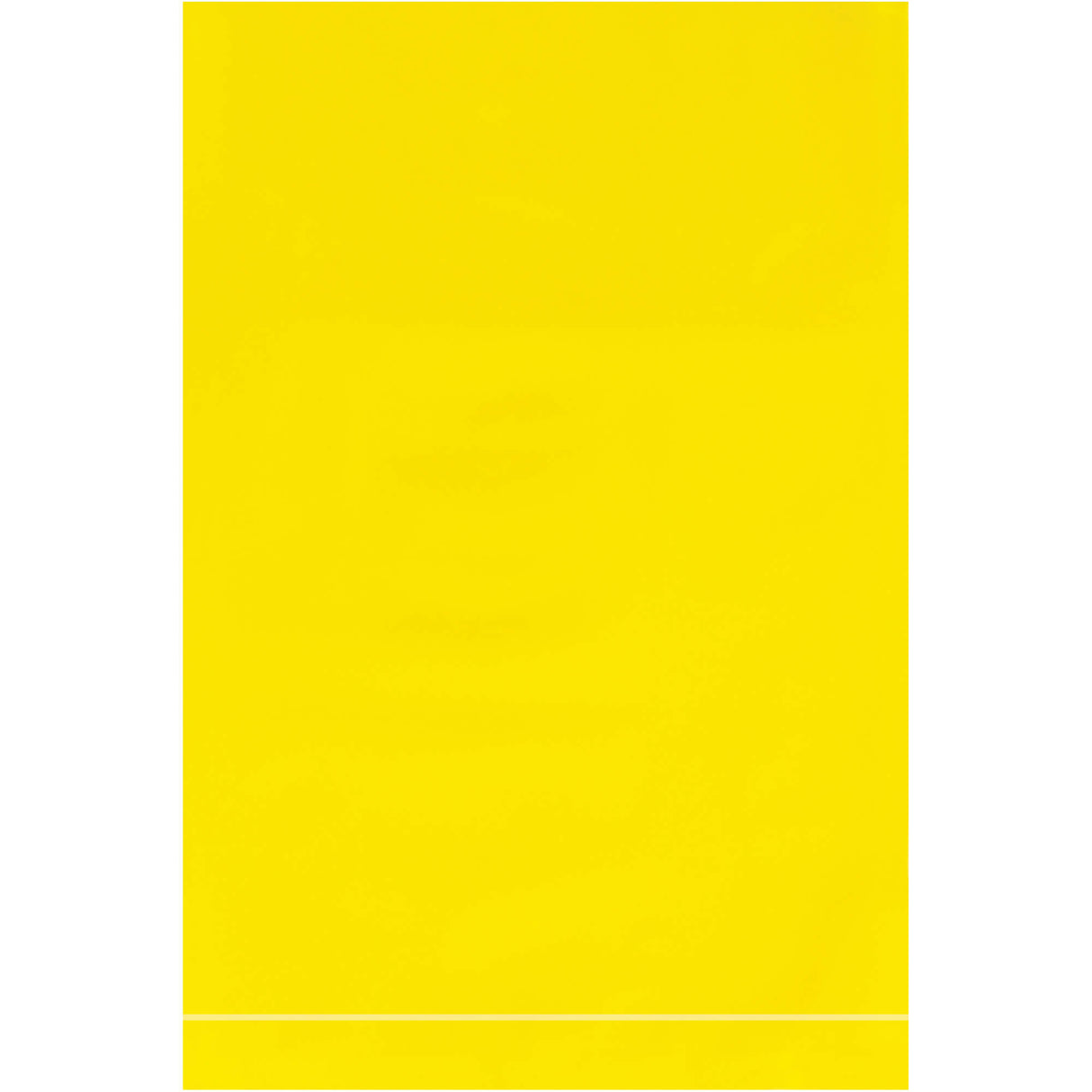 4 x 6" - 2 Mil Yellow Flat Poly Bags