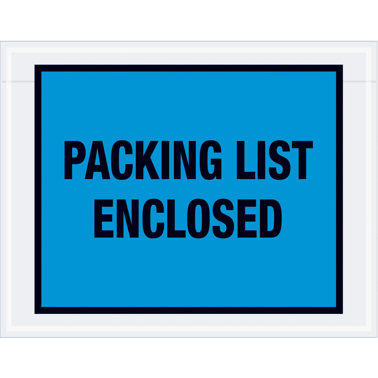 7 x 5 1/2" Blue "Packing List Enclosed" Envelopes