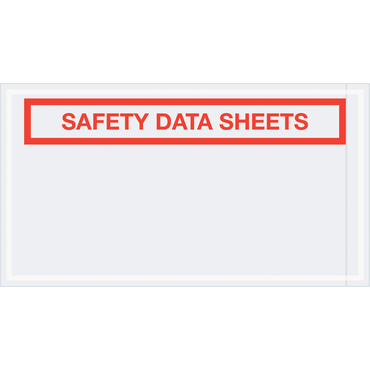 5 1/2 x 10" "Safety Data Sheets" SDS Envelopes