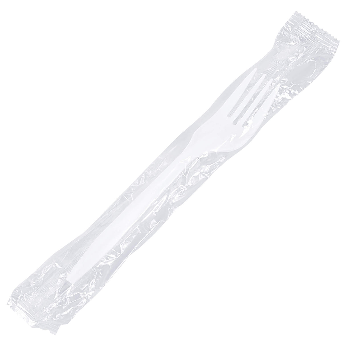 Individually Wrapped White Plastic Forks