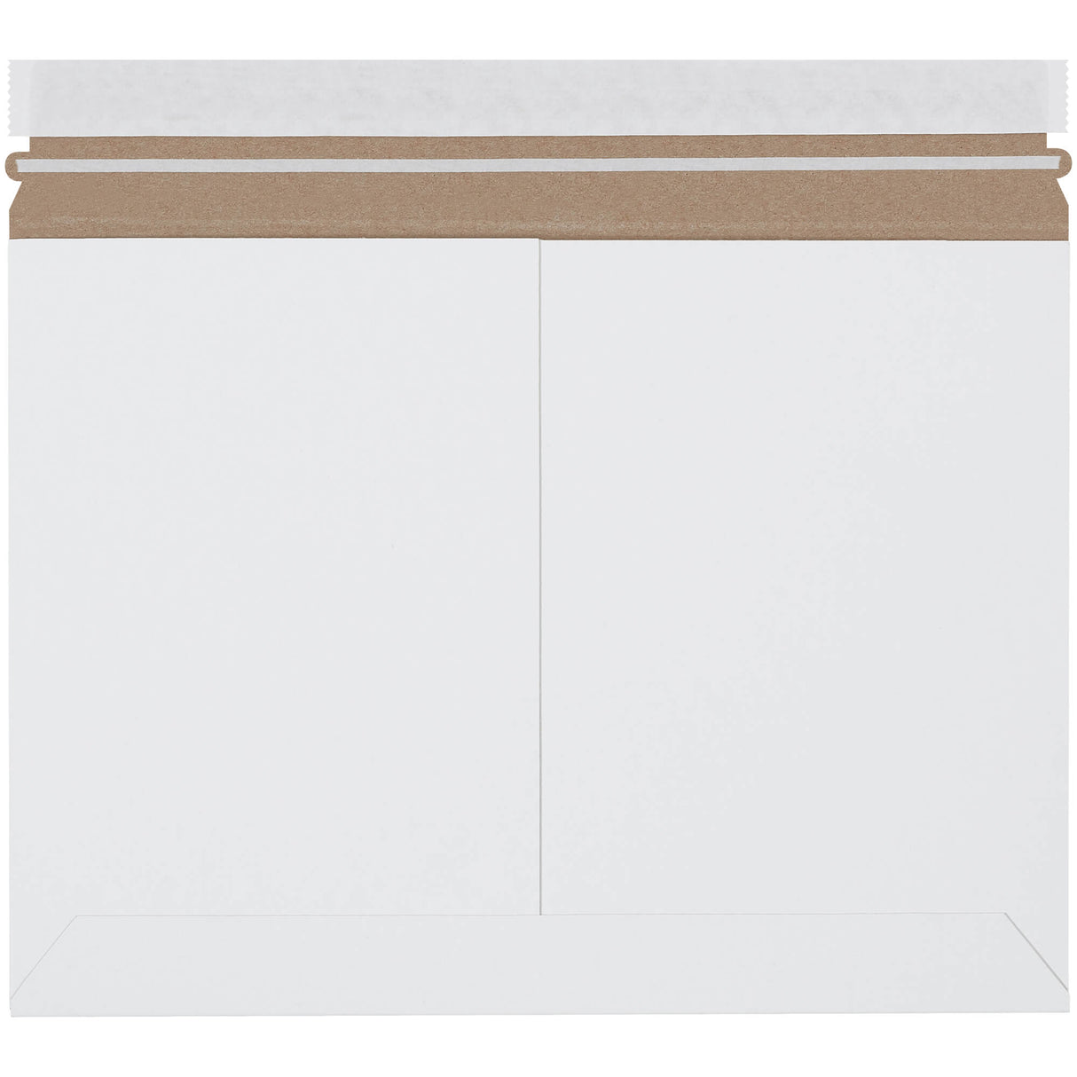 12 1/4 x 9 3/4" White Side Loading Stayflats Lite® Mailers