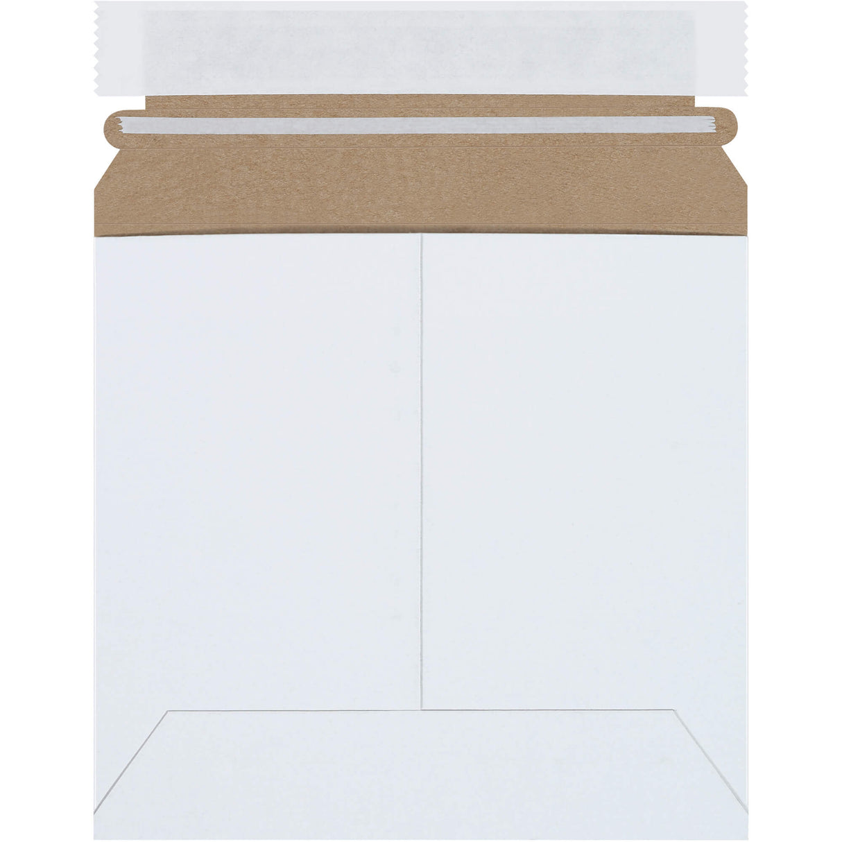 6 3/8 x 6" White Self-Seal Stayflats Plus® Mailers