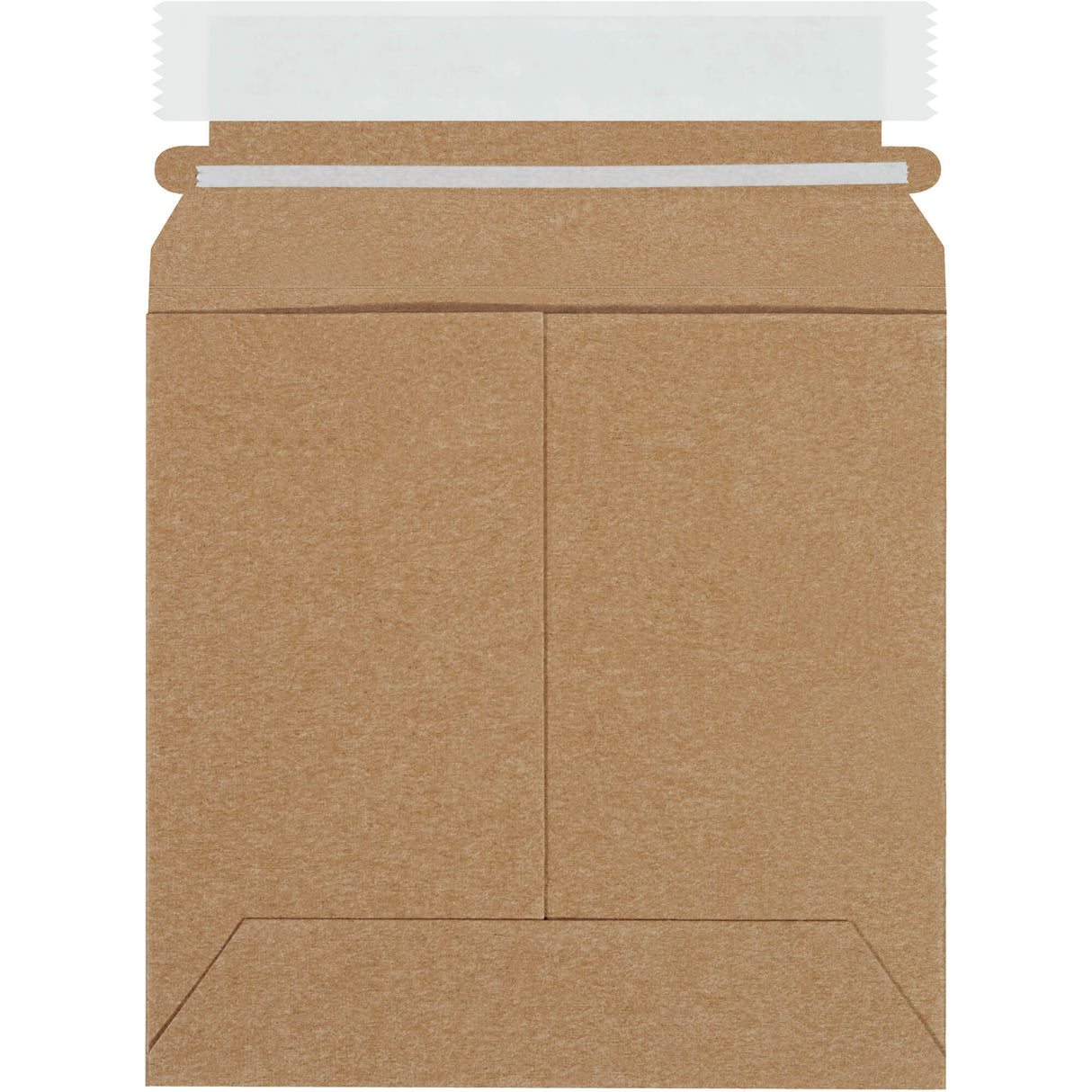 6 x 6" Kraft Self-Seal Stayflats Plus® Mailers