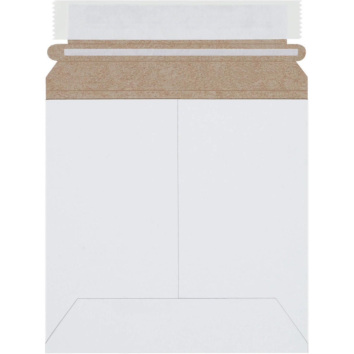 6 x 6" White Self-Seal Stayflats Plus® Mailers