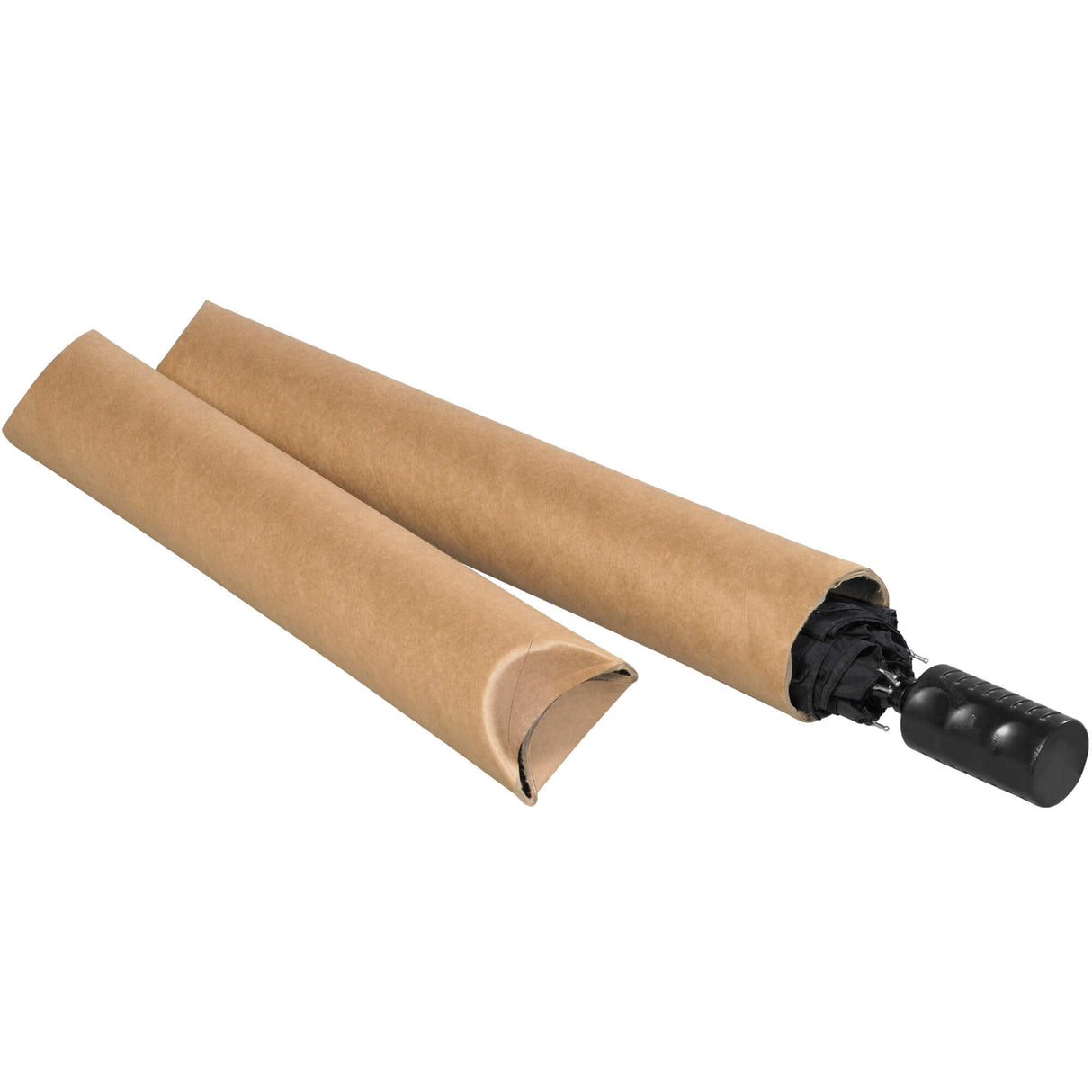2 1/2 x 18" Kraft Crimped End Tubes