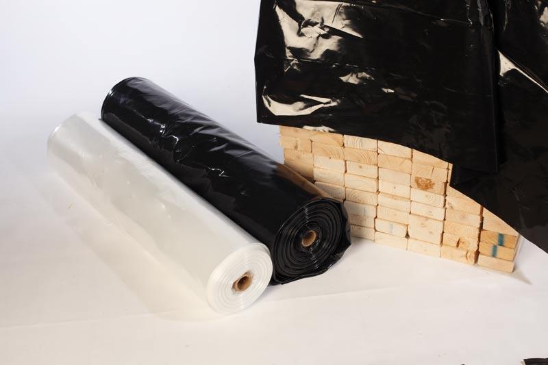 Clear Plastic Poly Sheeting/Film, 2Mil | Size:50" X 200'