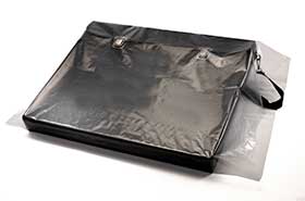 Lay Flat Clear Poly Bag, 4Mil, 100/Case | Size:36X48