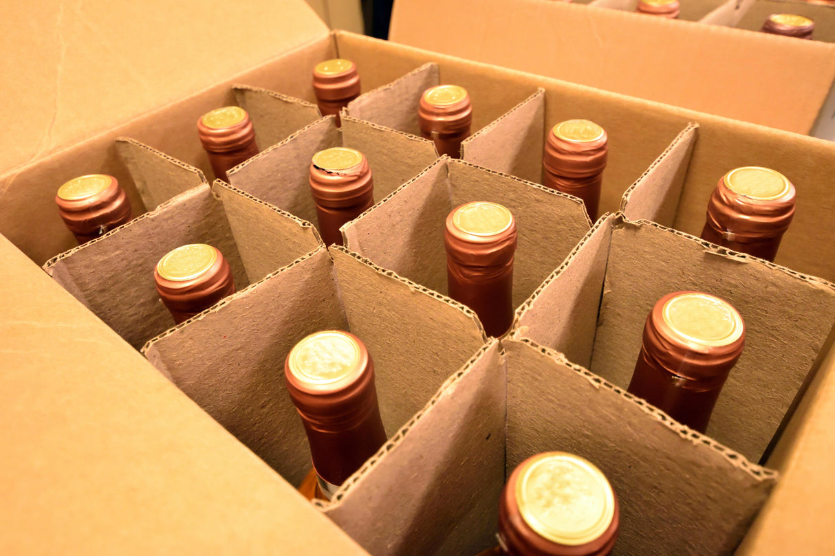 Wine Bottle Box 12 bottle  (13 7/8 X 10 1/4 X 12 7/8)