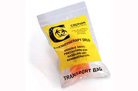 Zip Top Chemo Bag, 4Mil | Size:9x12