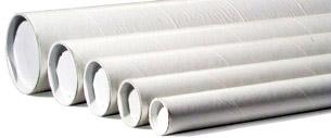 White Mailing Tubes