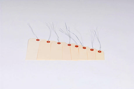 10 Point Pre—Wired Manila Tags