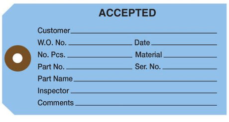 13 Point Plain Inspection and Repair Tags — 1 Part