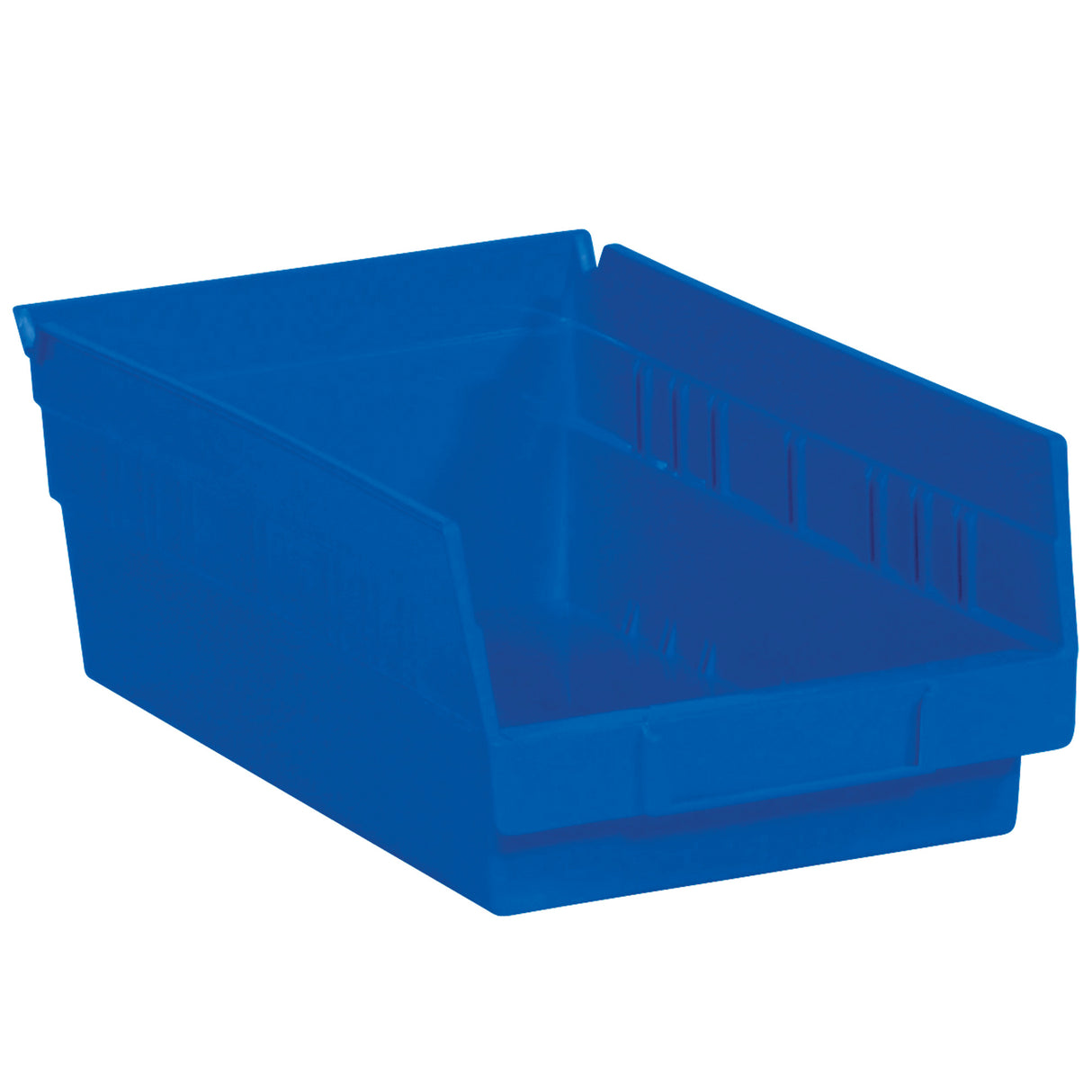 11 5/8 x 6 5/8 x 4" Blue Plastic Shelf Bin Boxes