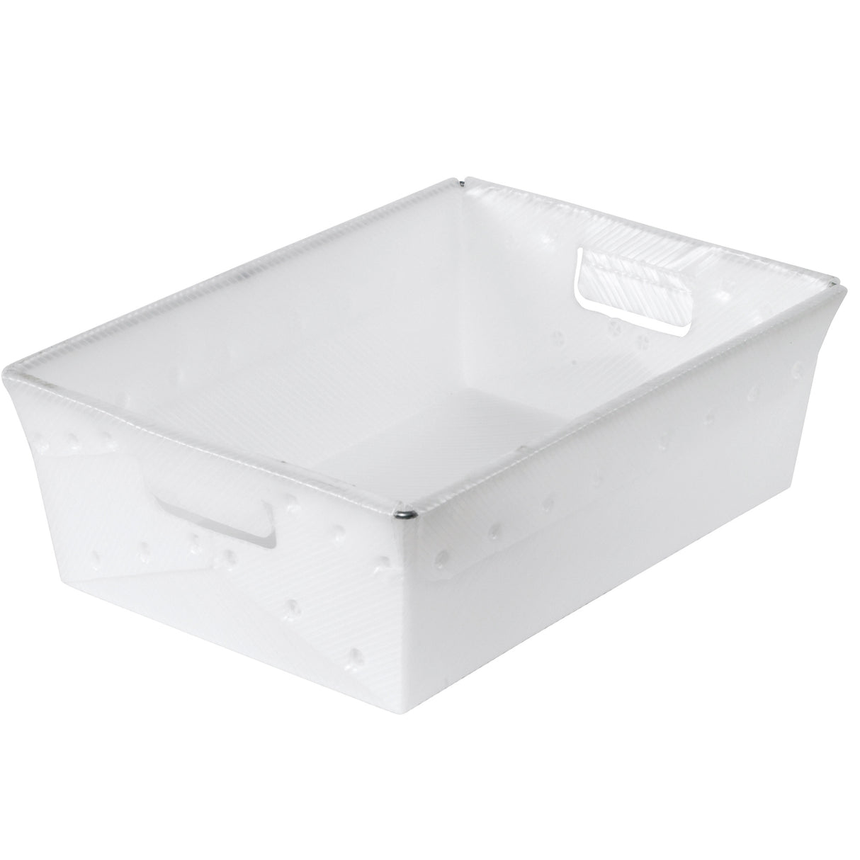 18 x 13 x 6" White Space Age Totes