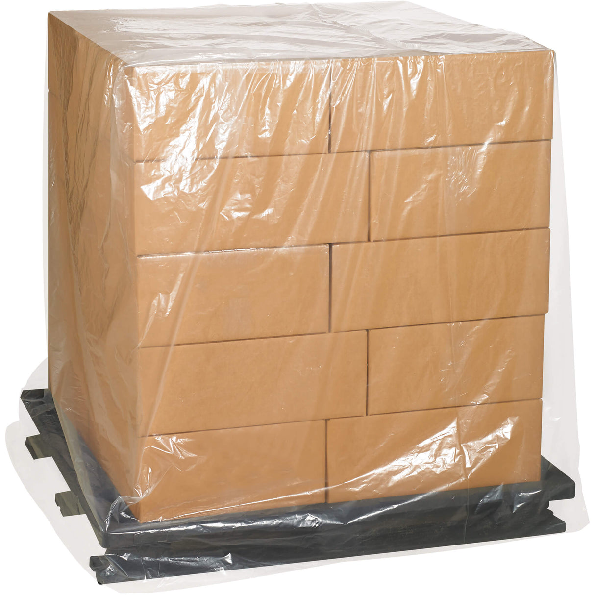 46 x 36 x 65"  - 2 Mil Clear Pallet Covers