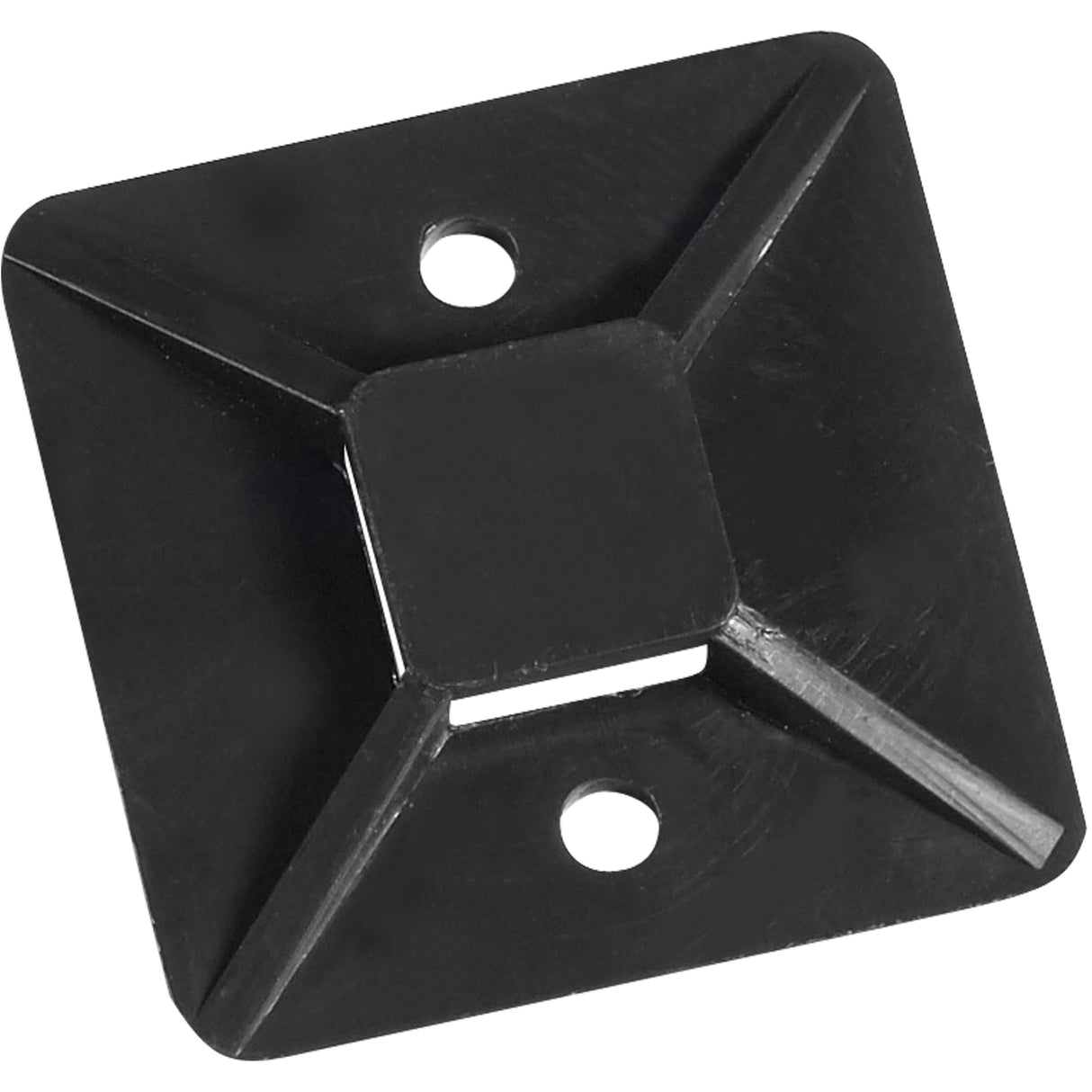 1 1/2 x 1 1/2" Black Cable Tie Mounts